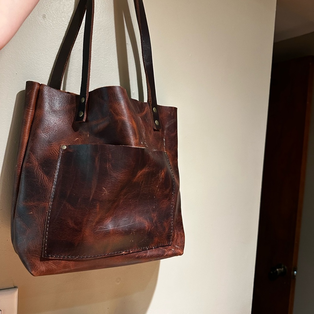 Portland Leather Tote Bag